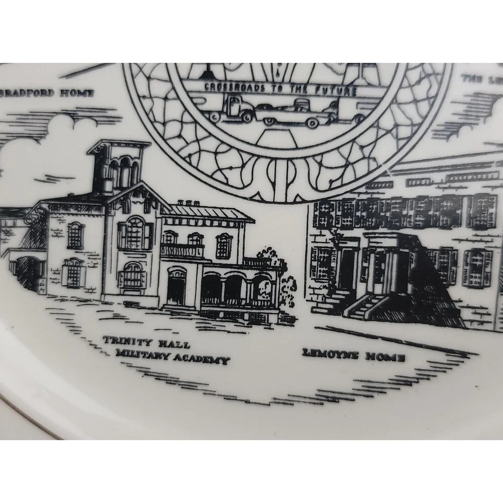 Washington Penna Sesquicentennial Souvenir Collector Plate Historical 1780-93